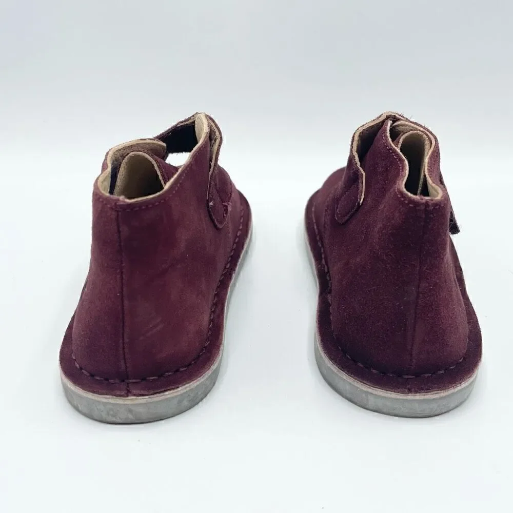 OTS maroon suede Chelsea boots - size T 25 (euro size)